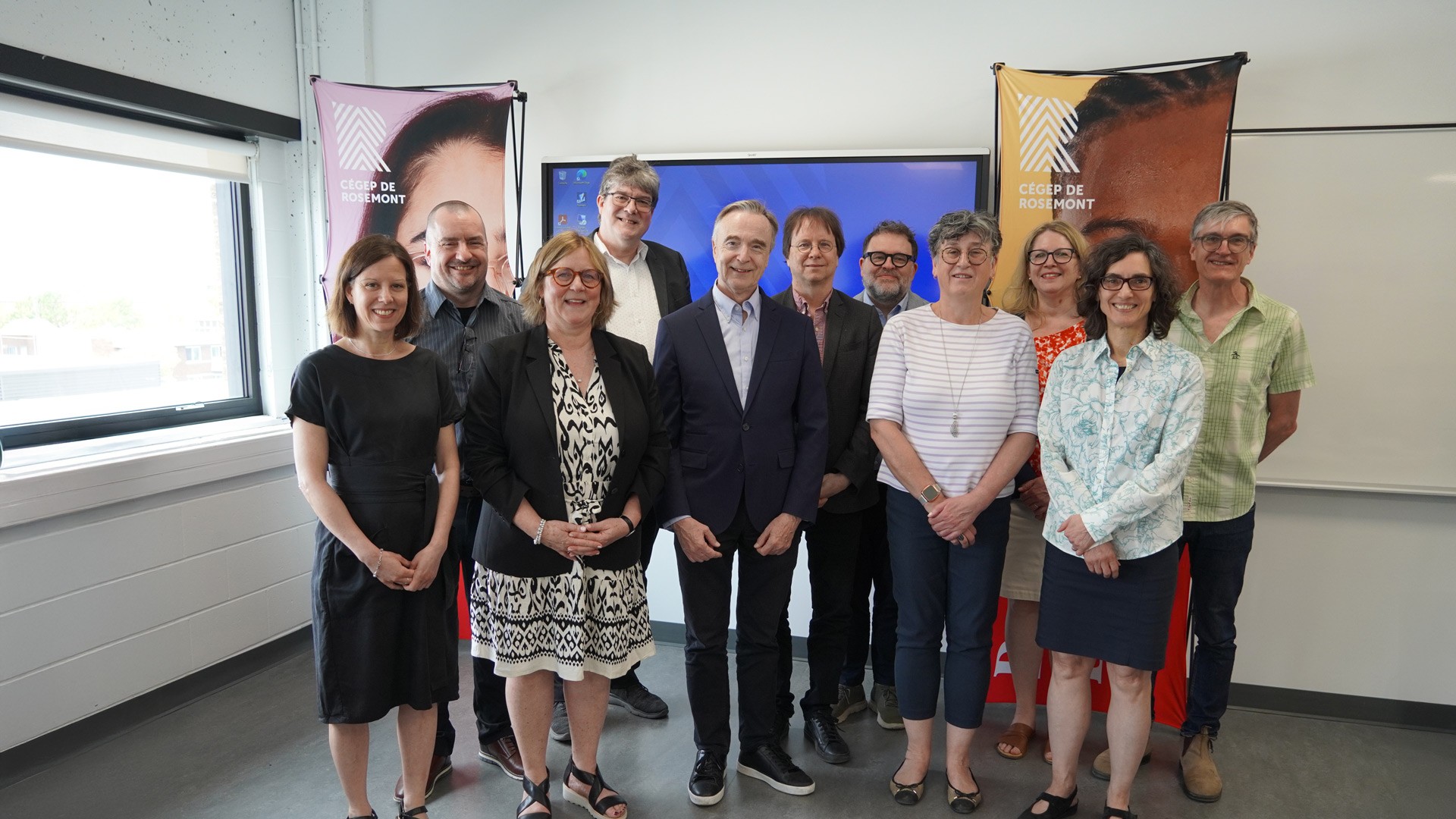 Le Cégep de Rosemont a accueilli des représentants de l'UQAM pour échanger autour d'une vision de la santé.